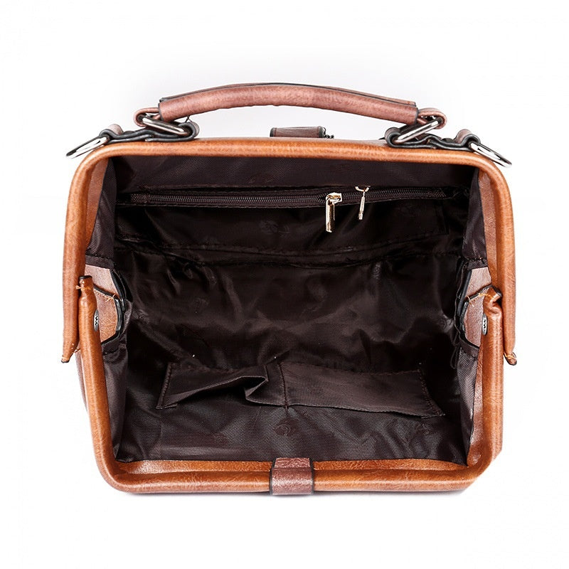 Women's Fashion PU Shoulder Handbag