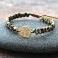 Tree of Life Charm Braided Friendship Bracelet