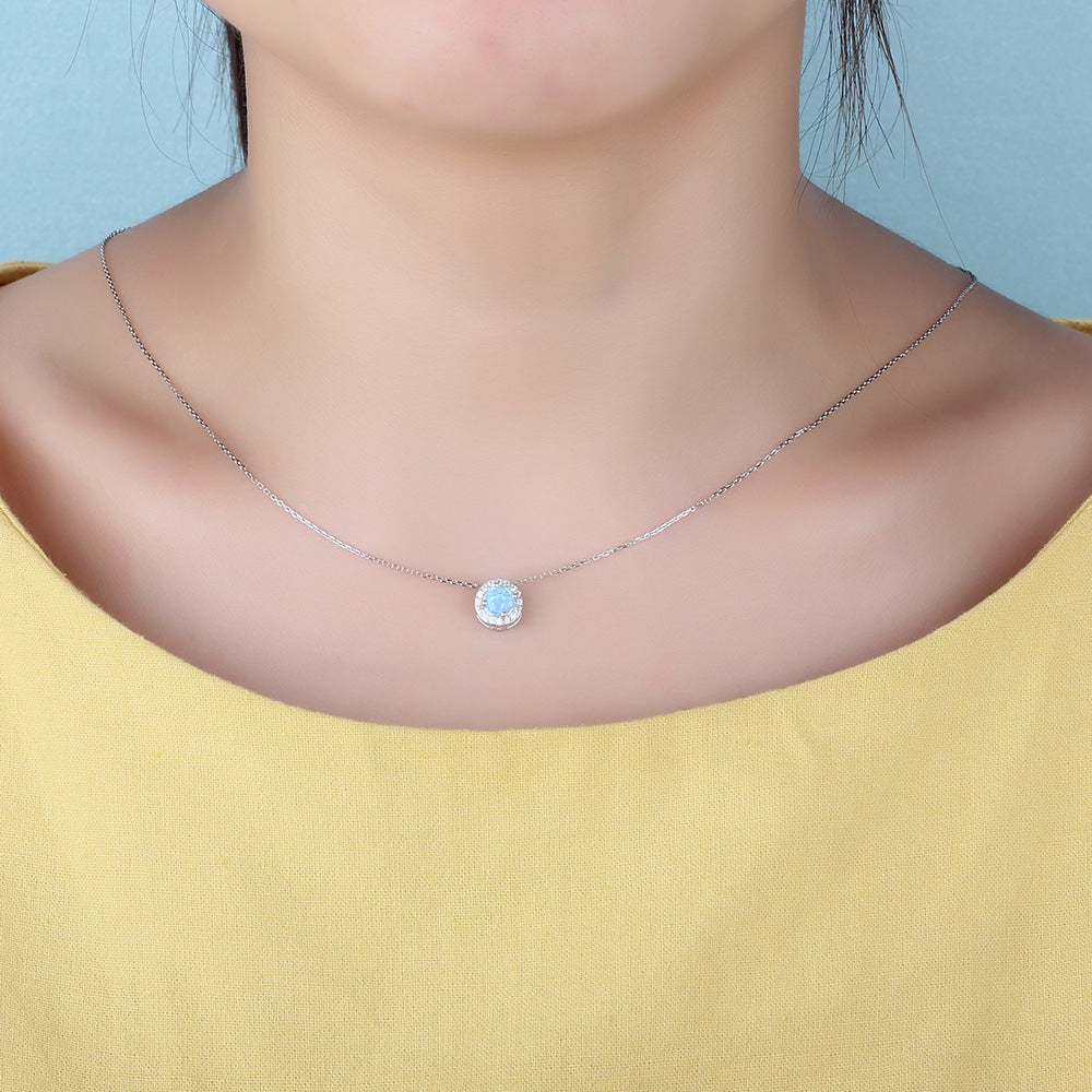 Women's 925 Sterling Silver Gemstone Jewelry Set