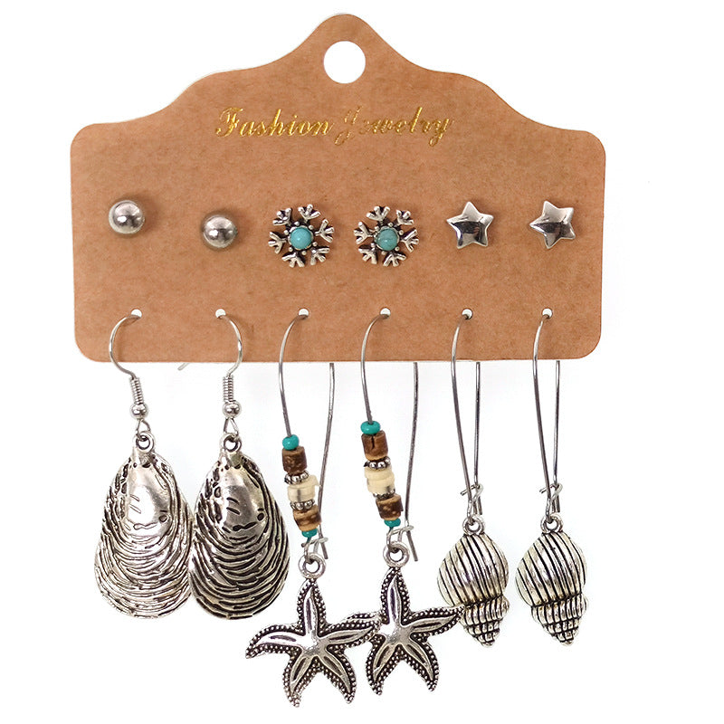 Women's Bohemian Tassel Earrings – 3-Piece Set
