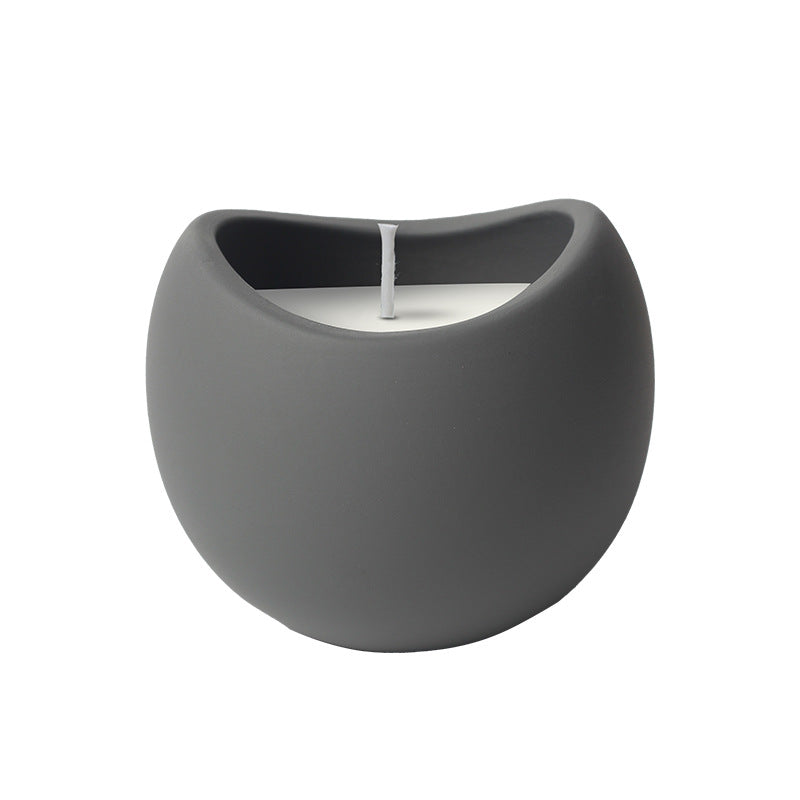 Ceramic Candle Cup Home Aromatherapy Vessel