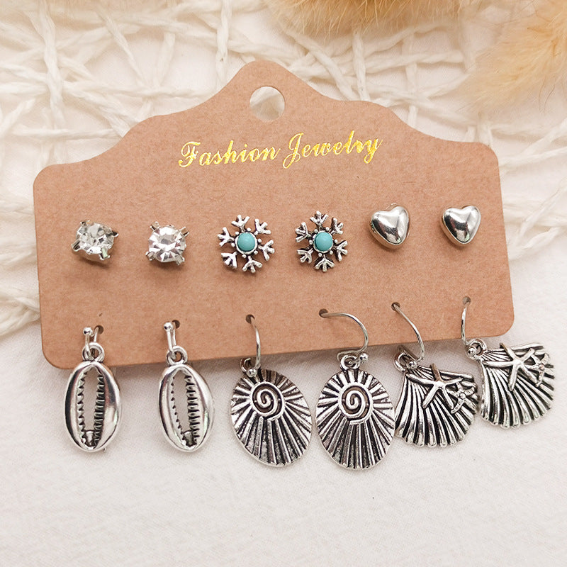 Women's Bohemian Tassel Earrings – 3-Piece Set