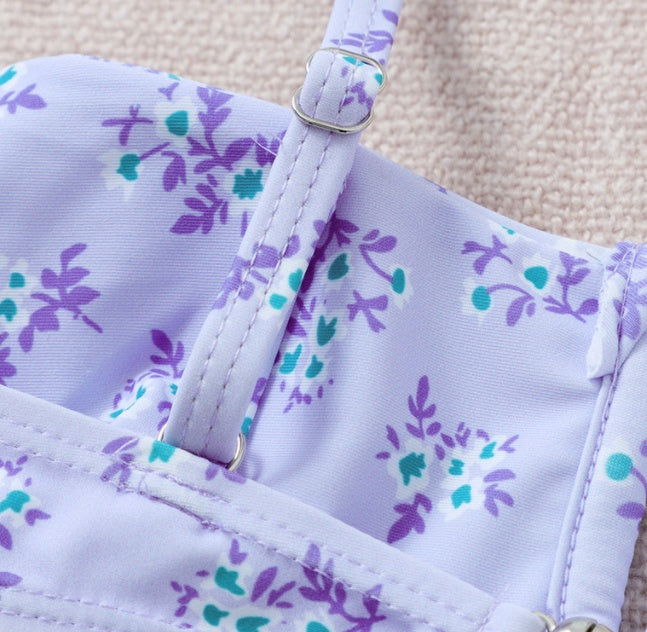 Women's Floral Split Bikini Set