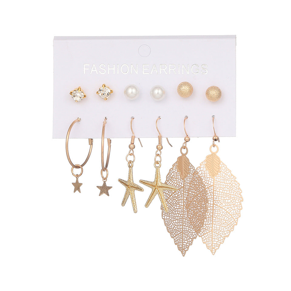 Women's Bohemian Tassel Earrings – 3-Piece Set