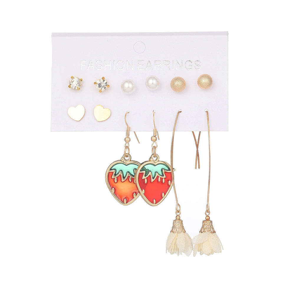 Women's Bohemian Tassel Earrings – 3-Piece Set