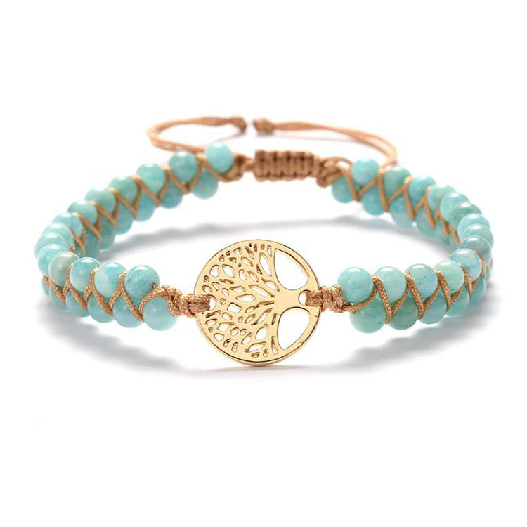 Tree of Life Charm Braided Friendship Bracelet