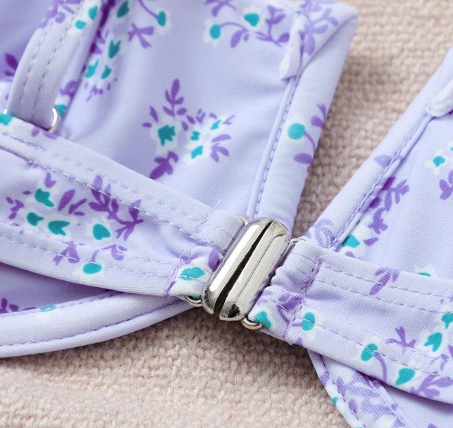 Women's Floral Split Bikini Set