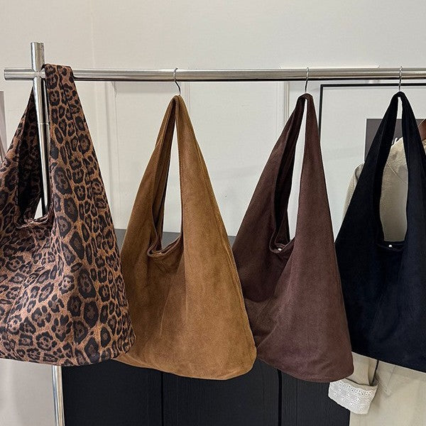 Women's Large-Capacity Plush Tote Bag
