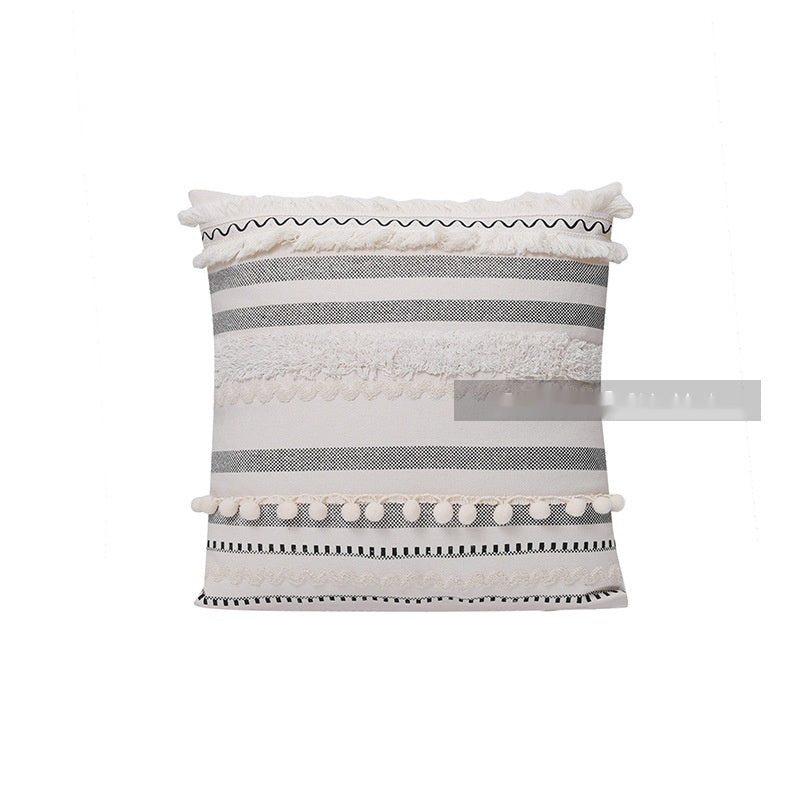 Bohemian Tufted Throw Pillow Cover & Cushion