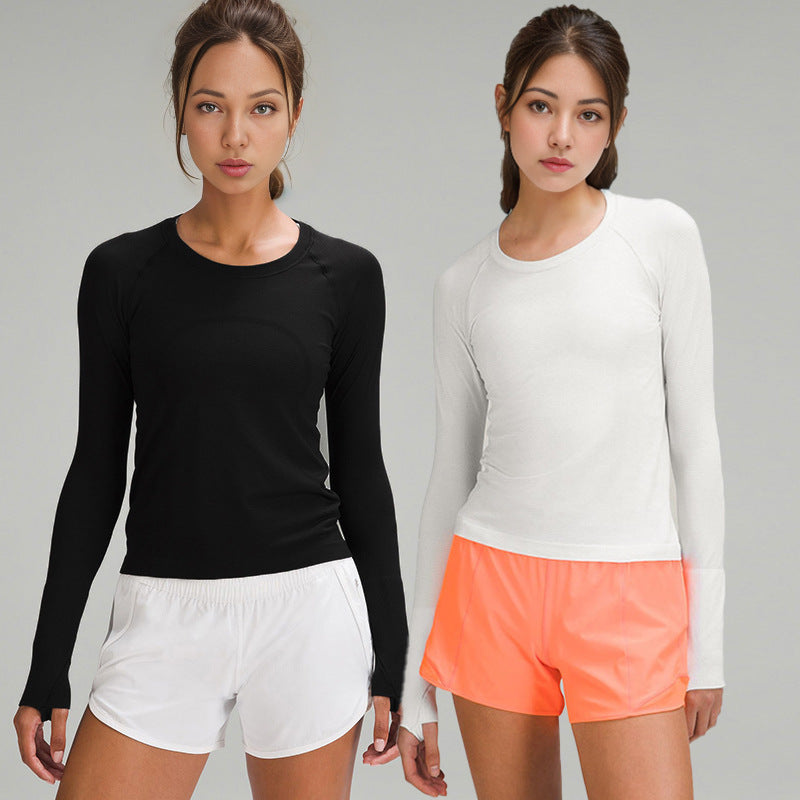 Women's Raglan Long-Sleeve Sports Yoga Top