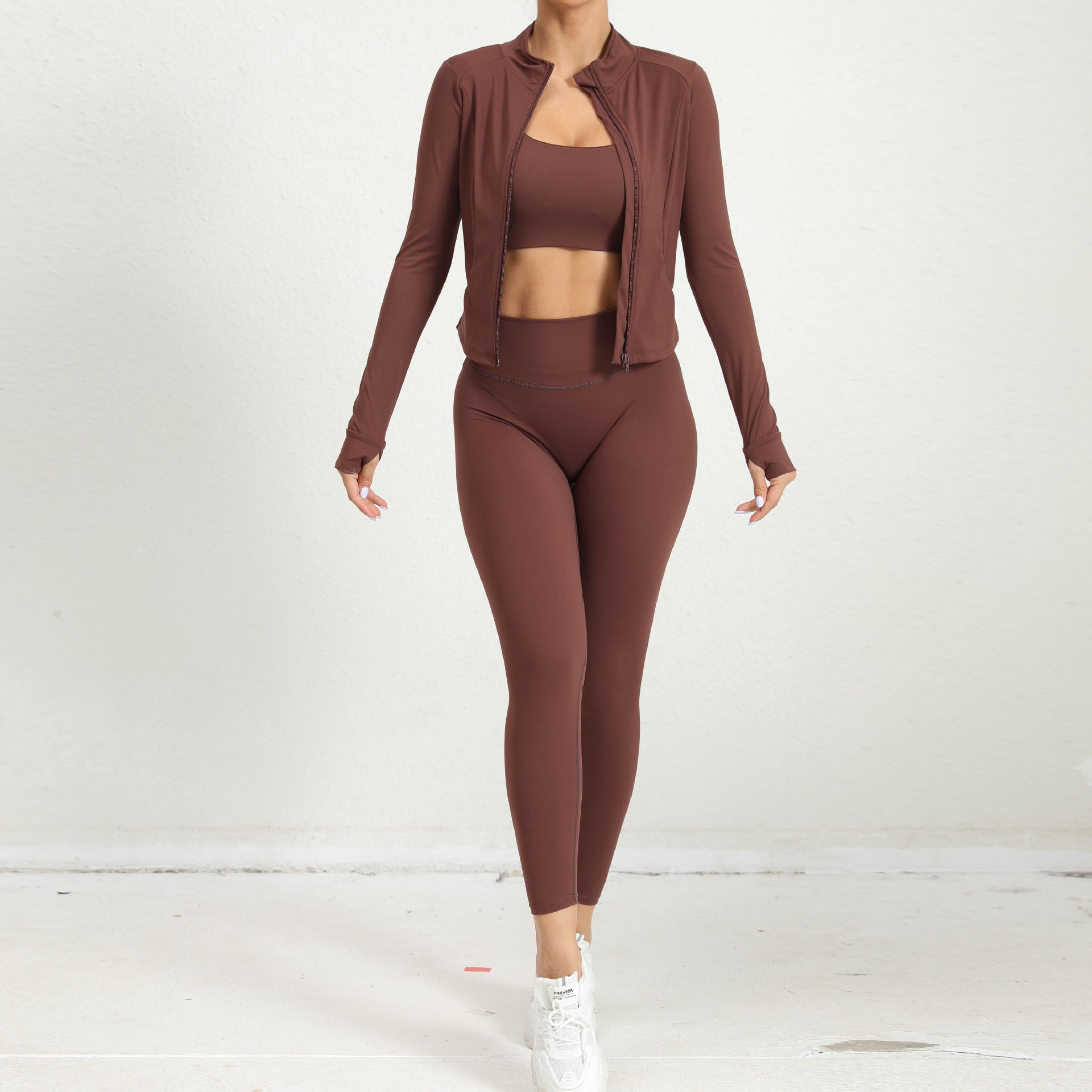 Women's 3-Piece Winter Sports Yoga Suit