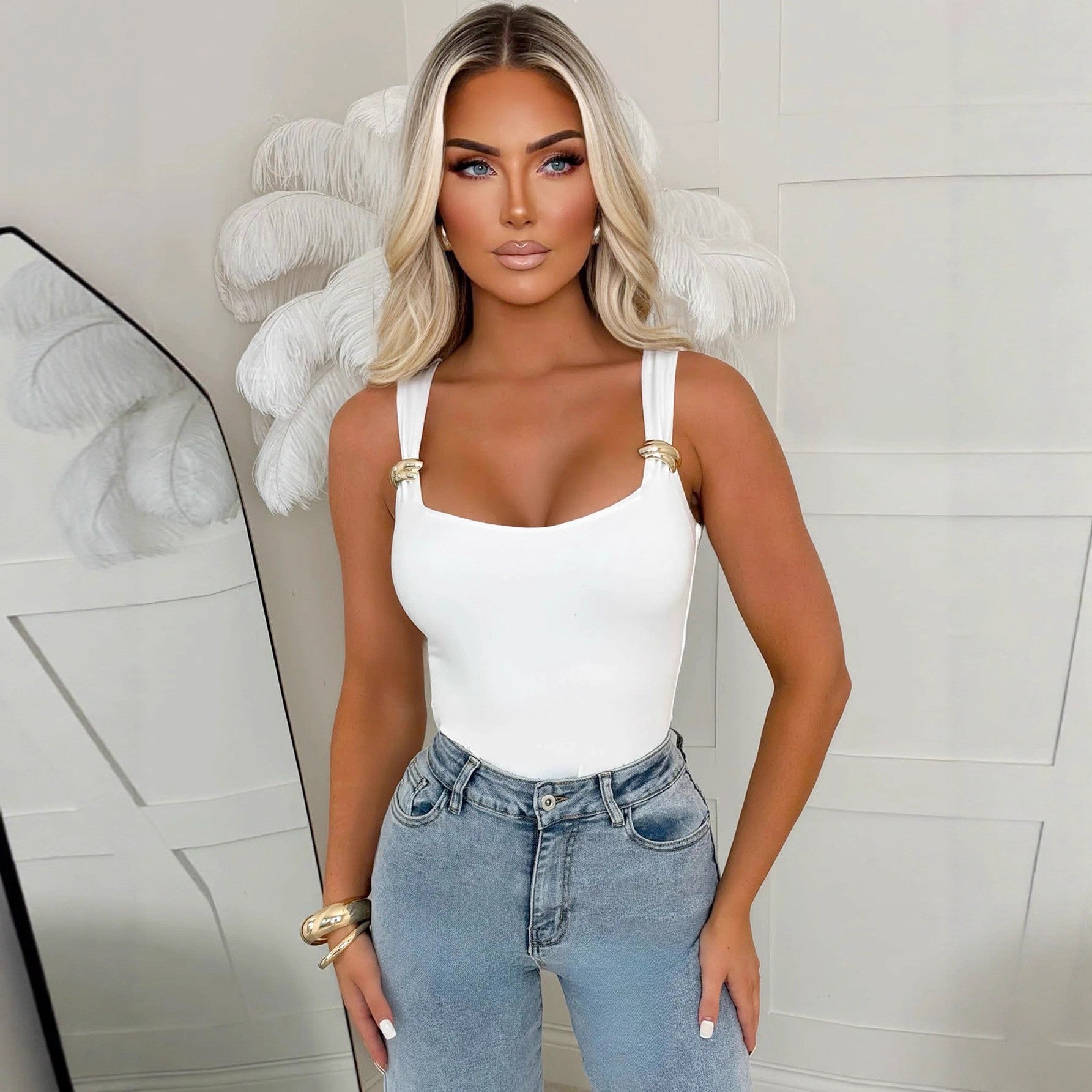 Women's Strap Bodycon Jumpsuit